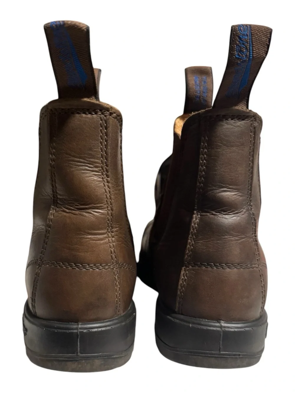 Blundstone Brown Leather Chukka Chelsea Boots - Mens 5.5/Womens 7.5